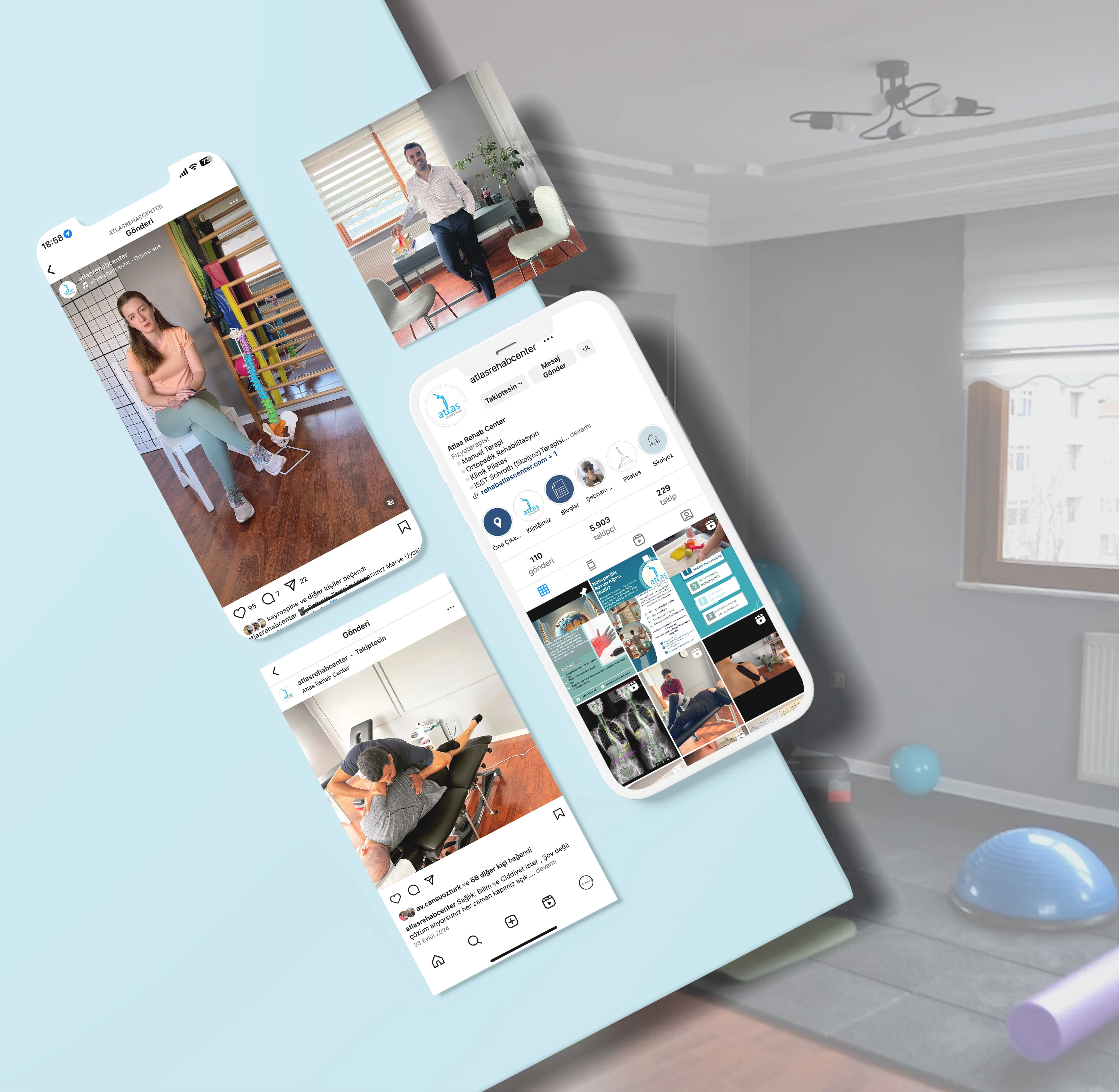 Atlas Rehab Center Sosyal Medya Yönetimi